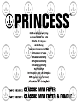 Princess Mini Friteuse Et Fondue 840 W 1,2 L Argenté 182611 Le manuel du propriétaire