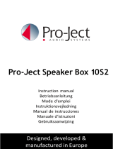 Pro-Ject Speaker Box 10 S2 Manuel utilisateur