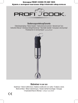 Profi Cook PC-SM 1005 Manuel utilisateur