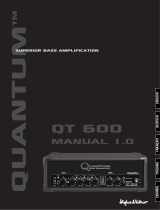 Quantum Stereo Amplifier QT600 Manuel utilisateur