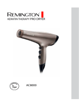 Remington Keratin Therapy Pro Dryer AC8000 Manuel utilisateur