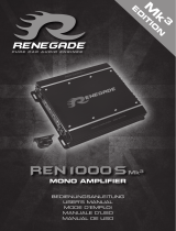 Renegade REN1000S Mk3 Manuel utilisateur