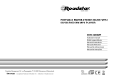 Roadstar CDR-4208MP Le manuel du propriétaire