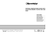 Roadstar CDR-4550U/RD Le manuel du propriétaire