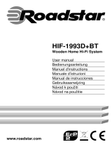 Roadstar HIF-1993D+BT Manuel utilisateur