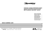 Roadstar CDR-265U Le manuel du propriétaire