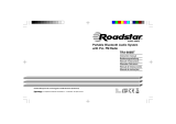 Roadstar TRA-800BT Le manuel du propriétaire
