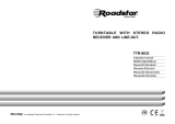 Roadstar TTR-8633 Le manuel du propriétaire