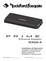 Rockford Prime R300-4 Manuel utilisateur