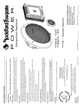 Rockford T1T-S Le manuel du propriétaire