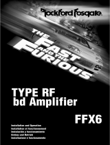 Rockford Fosgate FFX6 Manuel utilisateur