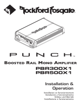 Rockford Fosgate Punch PBR300X1 Manuel utilisateur