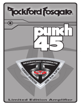 Rockford Fosgate Punch 45 Manuel utilisateur