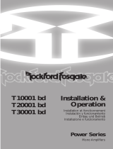 Rockford Fosgate T20001 BD Manuel utilisateur