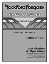 Rockford Fosgate T2500-1bd Manuel utilisateur