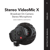 RODE Microphones STEREO VIDEOMIC X Manuel utilisateur