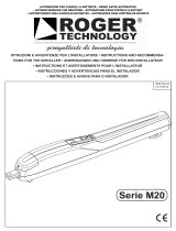 Roger Technology 230v KIT M20/342 Guide d'installation