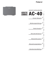 Roland AC-40 Le manuel du propriétaire