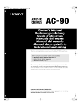 Roland AC-90 Manuel utilisateur