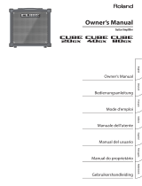 Roland CUBE-40GX Le manuel du propriétaire