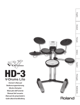 Roland V-Drums Lite HD-3 Manuel utilisateur
