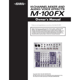 Edirol M-100FX Le manuel du propriétaire