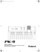 Roland PK-9 Manuel utilisateur