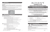 Rosen Entertainment Systems T10 Manuel utilisateur