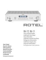 Rotel RA-12 Le manuel du propriétaire