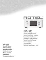 Rotel RAP-1580 Le manuel du propriétaire