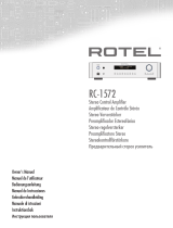 Rotel RC1572SIL Mode d'emploi