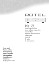 Rotel RCD-1572 Manuel utilisateur