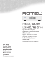 Rotel RKB-8100 Le manuel du propriétaire