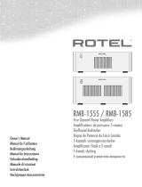 Rotel RMB-1585 Le manuel du propriétaire