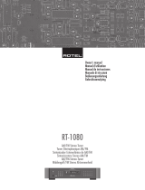 Rotel RT-1080 Le manuel du propriétaire