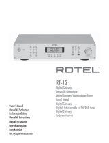 Rotel RT-12 Le manuel du propriétaire