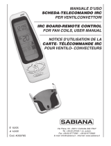 Sabiana IRC board-remote c Manuel utilisateur