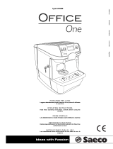 Saeco Office One SUP028R Le manuel du propriétaire