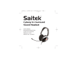 Saitek CYBORG 5.1 HEADSET Manuel utilisateur