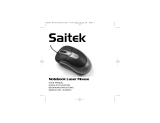 Saitek Notebook Laser Mouse Manuel utilisateur
