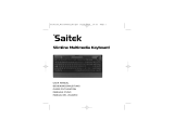 Saitek Slimline Multi-media keyboard Le manuel du propriétaire