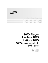 Samsung DVD-HD870 Manuel utilisateur