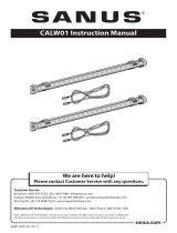 Sanus CALW01 Guide d'installation