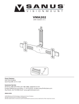Sanus Systems VisionMount VMA202 Le manuel du propriétaire