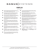 Sanus VMPL50 Manuel utilisateur