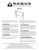 Sanus Systems VLT15 Le manuel du propriétaire