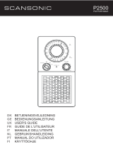 Scansonic P2501 Le manuel du propriétaire