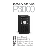Scansonic P3000 Manuel utilisateur