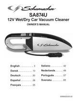 Schumacher SA874U 12V Wet/Dry Car Vacuum Le manuel du propriétaire