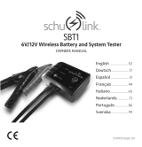 schulink SBT1 International Wireless 6V/12V Battery and 12V/24V System Tester Le manuel du propriétaire